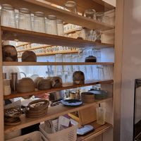 Interior 3 - hand-made ceramics by the owner at Naspolya Nassolda in Budapest