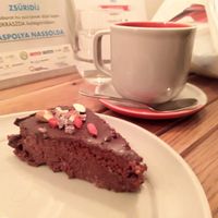 Brownie at Naspolya Nassolda in Budapest