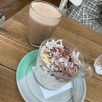 Granola and super cacao at Naspolya Nassolda in Budapest