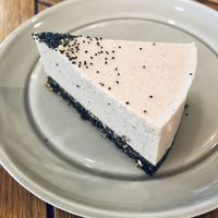 Lemon poppy seed cake at Naspolya Nassolda in Budapest