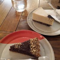 Carob tart  at Naspolya Nassolda in Budapest