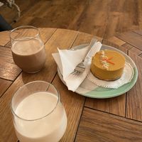 Pumpkin cake at Naspolya Nassolda in Budapest