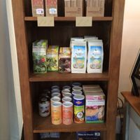 differnet snacks at Glucks kost in Munich