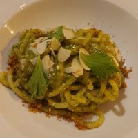 Pici al pesto di sedano at Pane e Tulipani in Livorno
