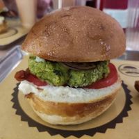 Panino fabbricotti at Borgo Burger in Livorno