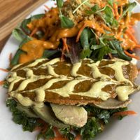 Raw vegan wrap 6/10  at Judahlicious in San Francisco