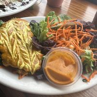 Dahnu wrap. The almond pate stuffed in the tortilla was so delicious 😋   at Judahlicious in San Francisco