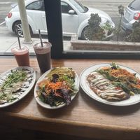 The sunset smoothie and superfood smoothies were delicious   at Judahlicious in San Francisco