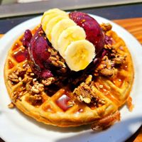 Gluten Free Waffle Açai at Judahlicious in San Francisco
