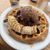 Açaí Waffle   at Judahlicious in San Francisco