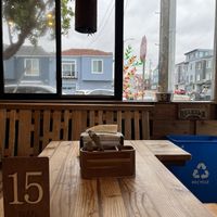 Small but cute inside   at Judahlicious in San Francisco