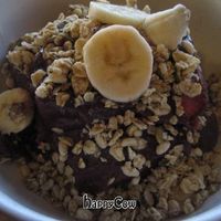 Acai berry bowl.  Better than ice cream!  Just an awesome treat. at Judahlicious in San Francisco