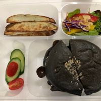 Charcoal Burger (Take Away) at LN Fortunate Coffee - Duta North in Kuala Lumpur