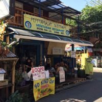 From outside at Peppermaint Guesthouse in Chiang Mai