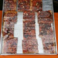 vegan pizza at Peppermaint Guesthouse in Chiang Mai