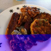 fry up. at Pulp Fiction Future Food and Juice Cafe in Whitley Bay