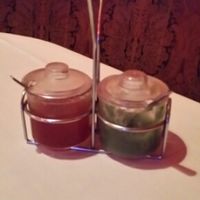 Try The Tamarind Sauce & Green Chili Chutney! at Tandoori Night in Fresno