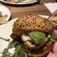 Grilled Gardein chicken and avocado sandwich  at Yard House in Fresno
