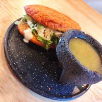 Pambazo at U.to.pi.a in Mexico City