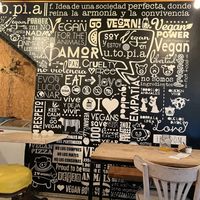 Inspiring wall art  at U.to.pi.a in Mexico City