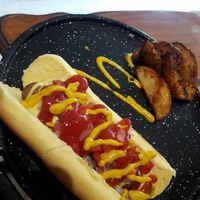 hot dog at U.to.pi.a in Mexico City