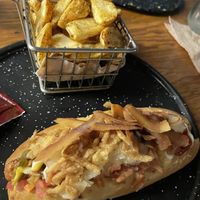 Hawaiian hotdog   at U.to.pi.a in Mexico City