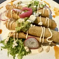 Tacos Dorados.  at U.to.pi.a in Mexico City