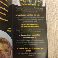 Menu 4 of 6 at Tofoo Com Chay in San Jose