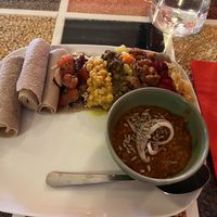 Vegan special Beyeaynetu (#17)  at Gadja Etiopisk in Stavanger