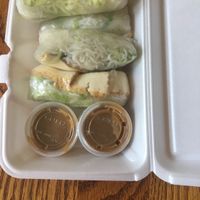 Rice paper rolls  at Saigon Village in Chincoteague