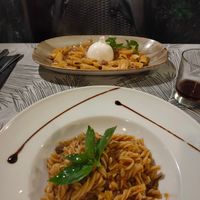Fennel and pinenut fusilli at La Zagara in Taormina