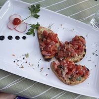 Bruschetta  at La Zagara in Taormina