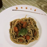 Pesto pasta 🤌🥰  at La Zagara in Taormina