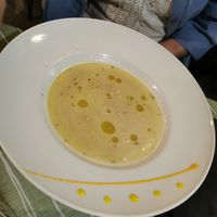 Chickpea soup at La Zagara in Taormina