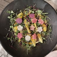 Avocado tikka, rich in flavor  at Plant Food + Wine in Los Angeles