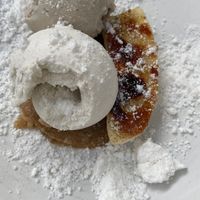 Coconut banana cream “pie”   at Plant Food + Wine in Los Angeles