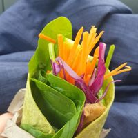 Satay tofu wrap at Day Kitty in Warrnambool