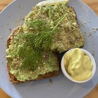Vegan smashed arvo at Day Kitty in Warrnambool