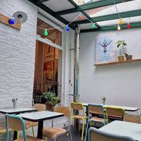 The inside "terrace" at Le Botaniste in Ghent