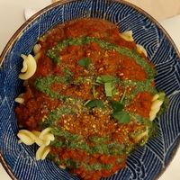 Pasta bolognese at Le Botaniste in Ghent