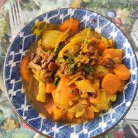 Vegetable tajine at Le Botaniste in Ghent