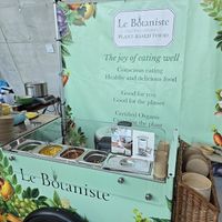 Foodstall at Vegan Afairs, Bruges, Oct 2024 at Le Botaniste in Ghent