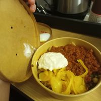 Chili sin carne at Le Botaniste in Ghent