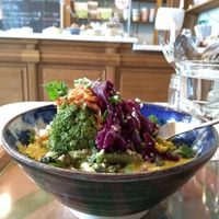 Curry bowl, recommended!  at Le Botaniste in Ghent