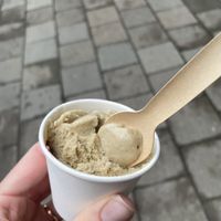 Liquorice cashew ice dream at Köld in Malmo