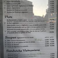 Menu (1/2)  at Monts et Rizieres in Paris