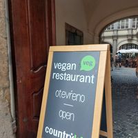 Marvellous place.   Buffet style.  Load your plate.  Pay by weight.  Delicious salads, pasta rice vegetables  mixed plates... all very tasty.  Plus deserts and drinks... ALL VEGAN. at Country Life Restaurant in Prague
