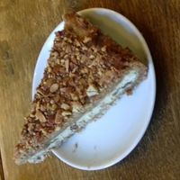 tofu with nut dessert  at Country Life Restaurant in Prague