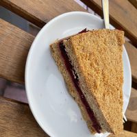 Cherry pie  at Country Life Restaurant in Prague