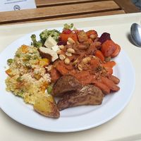 plate from the buffet - i paid 213,3czk ≈ 8,57€ at Country Life Restaurant in Prague